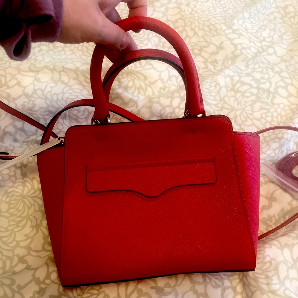 NWT Rebecca Minkoff Avery mini tote in Tomato